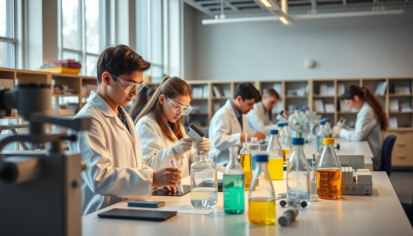 Modern university campus for students